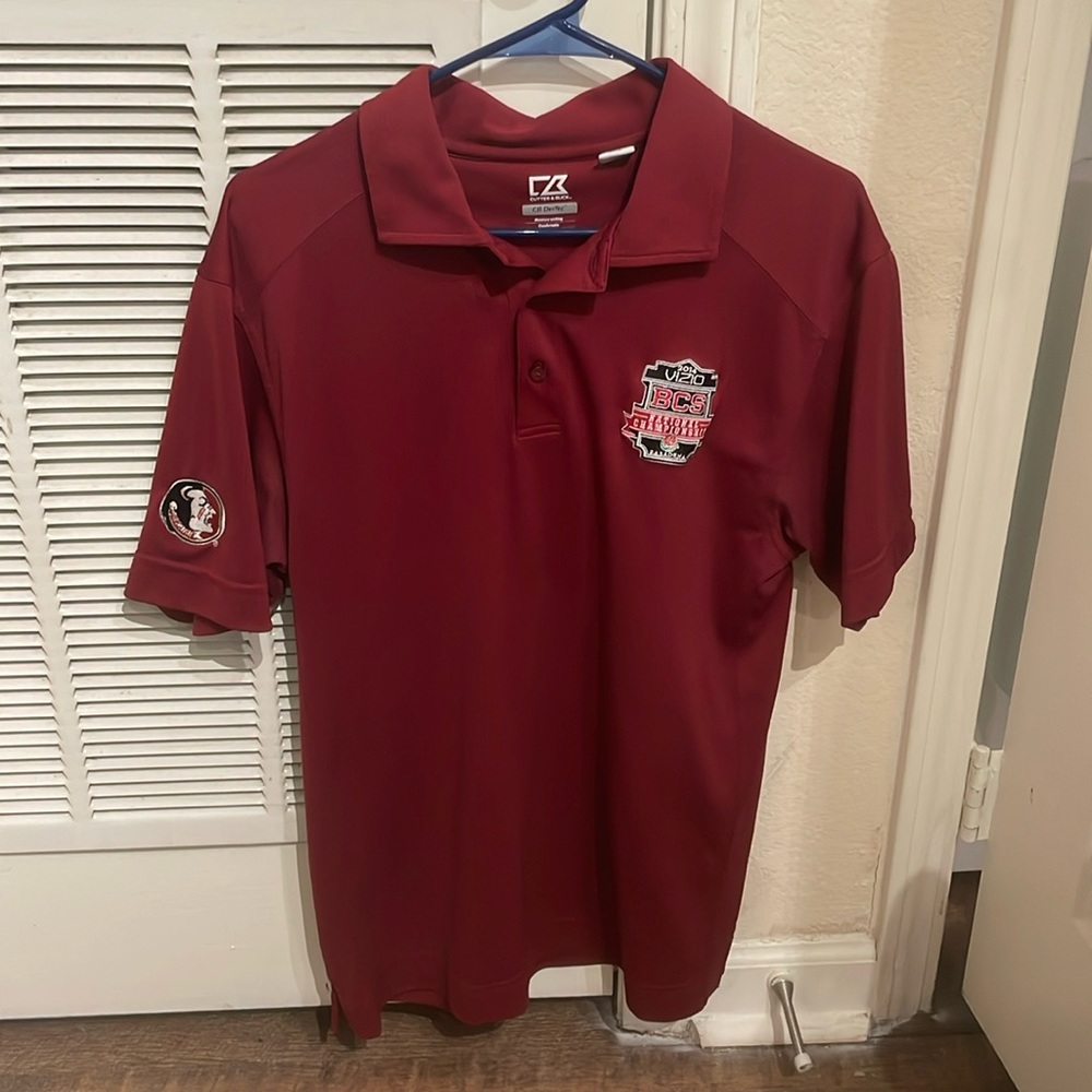 Florida State 2014 BCS National Championship Polo (old logo!) Cutter & Buck